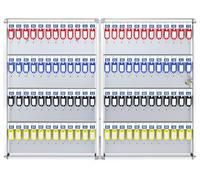 Caja Fuerte Digital De Seguridad para Llaves con 120 Posiciones Y CombinacióN, Cerradura De Pared con Llave, Estantes Y Etiquetas De Llaves De Colores(96-bit)