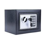 Caja fuerte electrónica de 6,65 L, con código digital, 3-8 dígitos, fijación a la pared, para objetos de valor, hogar, oficina, hotel