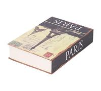 Caja fuerte en forma de libro, caja de seguridad con llave, estuche discreto para el almacenamiento de efectivo y monedas para el hogar y la oficina, caja oculta para dinero, joyas