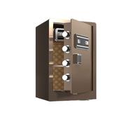 Caja fuerte grande para el hogar con huellas dactilares digital con compartimento oculto, sistema de llaves dobles para oficina