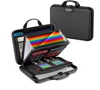 Caja Fuerte Ignífuga, Bolsa de documentos ignífuga con cerradura, 13 compartimentos, múltiples bolsillos, impermeable, Bolsa Organizador para documentos, caja para guardar documentos y certificados