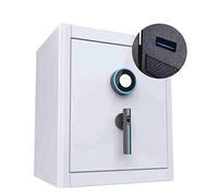 Caja fuerte ignífuga impermeable de gran capacidad, armario antirrobo electrónico con contraseña y bloqueo de huellas dactilares para el hogar y la oficina, ideal para almacenamiento de dinero en
