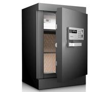 Caja fuerte para el hogar con huellas dactilares, caja fuerte grande con bolsa de documentos ignífuga, gabinete interior, teclado de pantalla táctil, alarma de advertencia doble, gabinete de seguridad