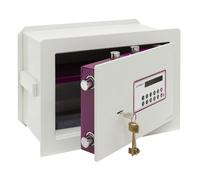 ARREGUI Forma Evolution 151040 Caja fuerte de empotrar a pared con cerradura de llave y codigo | Caja de doble Seguridad para casa y hogar | Fundo extensible | Fácil de instalar |27 x 38,5 x 20/30 cm