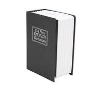 Caja fuerte para libros, secreto portátil, caja de dinero con desvío de diccionario, caja fuerte para dinero portátil, seguridad de acero resistente con 2 llaves