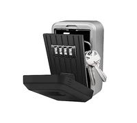 Caja fuerte para llaves al aire libre, Caja fuerte for llaves montada en la pared, mini caja de almacenamiento for llaves caja de seguridad con combinación de 4 dígitos cubierta impermeable for uso en