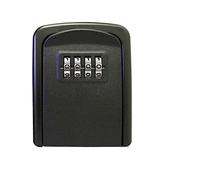 Caja fuerte para llaves al aire libre, Mini caja de llaves de Color sólido, cerradura de puerta con contraseña ojo de gato Metal exterior caja de bloqueo antirrobo montada en la pared for seguridad in