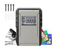 Caja fuerte para llaves, caja fuerte con código | Caja de cerradura combinada montada en la pared,Caja de almacenamiento de llaves montada combinada segura, caja de bloqueo de seguridad de código