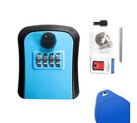 Caja Fuerte Para Llaves Para Exteriores: Soporte De Cerradura De Metal Resistente, Caja De Acceso Resistente A La Intemperie, Accesorio De Pared Seguro | La Unidad De Almacenamiento De Claves De Códig