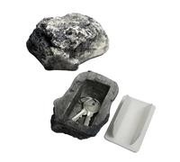 caja fuerte, Piedra de jardín que oculta una llave repuesto, piedra falsa camuflaje, distracción parece real, segura for patios al aire libre, geocaching
