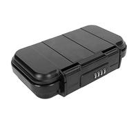Caja Fuerte Portátil, Caja de Seguridad Combinada con Código, Mini Caja Fuerte de Viaje Impermeable Antirrobo con Cadena Extraíble, para Dormitorio, Hotel de Playa