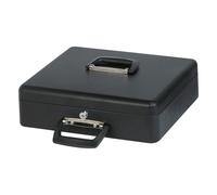 Caja fuerte portatil en acero color negro (37 x 29 x 12 cm)