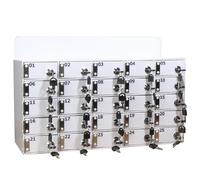 Caja fuerte portátil para teléfono con llaves, 6 a 100 ranuras, 4 mm de grosor, ideal para el hogar, oficina, viajes y uso personal