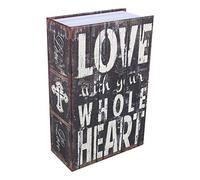 Caja Fuerte Secreta para Libros de Diccionario - Especial para Dinero en Efectivo y Joyas (LOVE Type)