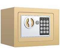 caja fuerte, una contraseña duradera con Loc Banknot Pigg Ban Househol Simpl Insuranc Bo(Gold,A)