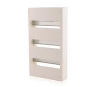 Caja fusibles Blanco sin puerta Montaje en superficie 3 filas IP30, 63A interior
