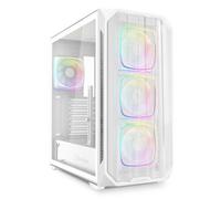 Caja Gaming ATX Sharkoon NAK5M RGB 4xVent 120mm 3xUSB sin Fuente Blanco