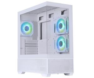 Caja gaming BitFenix Ceto Basic Blanca vidrio templado ARGB torre media