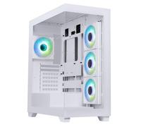 Caja gaming BitFenix Ceto Premium Edition torre media ARGB blanca vidrio templado