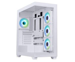 Caja gaming BitFenix Ceto Premium Edition torre media ARGB blanca vidrio templado