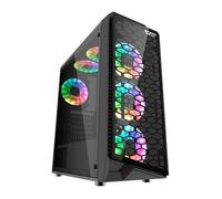 Caja gaming darkflash water square 5 / atx / rgb / cristal templado fr