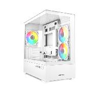 caja gaming matx sharkoon mk6 rgb 3xvent 120mm 2xusb sn fuente blanco