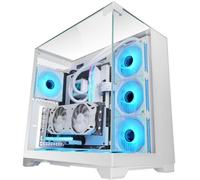 Caja Gaming Minitorre Mars Gaming MC-VISION/ Blanca