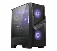 MSI MAG Forge 100M Midi Tower Negro, Transparente