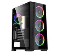 Caja Gaming Semitorre Hiditec MH12 GLASS