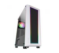 Mars Gaming - MC-ART Blanco, Caja PC Gaming ATX, Doble Cristal Templado Dibujable, ARGB 12 Modos, Ventilador 12 cm