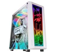 Caja Gaming Semitorre Mars Gaming Artística MC-ART/ Blanca