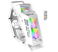 Caja Micro-ATX MC61W ARGB Vidrio Templado (Blanco) - MARS GAMING