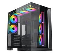 Caja Gaming Xigmatek Aqua 7 Negro ARGB Vidrio Templado Mid Tower