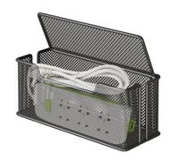 Caja grande de gestión de cables, caja organizadora de cables, regleta de alimentación, corrector de almacenamiento de cables, organizador de cables multiusos para sala de estar, organizador de cables