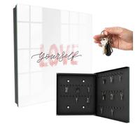 Caja guardallaves 30x30 cm Ámate a ti Mismo Puerta Derecha Negro