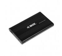 Caja HDD iBox HD-01 2.5 pulgadas Metal USB 2.0 Negra Compatible Windows Mac Linux