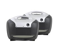 Caja HEPCO & BECKER JOURNEY 42 con bisel plateado, negro-plata