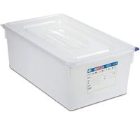 Caja Hermética Gastronorm GN 1/1 28 L con Tapa - 53x32x20 cm - Contenedor Alimentario Profesional para Hostelería - Recipiente de Conservación para Cocina Industrial y Catering