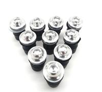 Caja herramientas 10 Tornillos Rojos Para Parabrisas De Motocicleta Para CBR125R CRF250R(Plata)