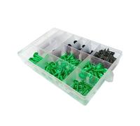 Caja herramientas Clip De Sujeción De Tornillo De Tuerca De Carenado De Parabrisas De Aluminio Para GSXR600 GSXR750 GSXR1000 GSX1300-R Para HAYABUS A(Green)