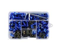 Caja herramientas Clip De Sujeción De Tornillo De Tuerca De Carenado De Parabrisas De Motocicleta Para CBR600RR CBR900RR CBR929RR CBR1000RR CBR 600RR(Blu)