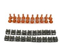 Caja herramientas Juego De Tornillos, Carenado De Parabrisas, Accesorios Modificados, Juego De Tornillos, Tuerca De Repuesto, Tuerca De Clip Para CBR900RR 1000RR(Orange)