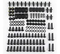 Caja herramientas Kit Completo De Tornillos De Carenado Para Motocicleta, Clips De Carenado Para MT-15 2016-2018 2017, Pernos De Parabrisas(Negro)