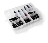 Caja herramientas Kit De Tornillos De Carenado Para Motocicleta, Pernos De Carenado Para Parabrisas Para CBR 929, 954, 600, 1000 RR, XL1000, Para VARADERO PCX 125(Negro)
