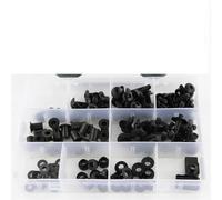 Caja herramientas Kit De Tornillos De Carenado Para Motocicleta, Pernos De Parabrisas Para CBR1000RR CBR 1000RR 2004 2005(Negro)
