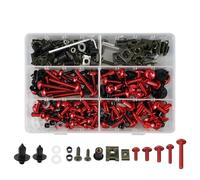 Caja herramientas Kit De Tornillos Y Pernos De Carenado Parabrisas Para Y&amaha YZF R1, R1M, R1S, R6, R6S, FJ1200, FZR1000, FZR600R, TZ250, TZ350 Y YSR50.(rojo)