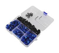 Caja herramientas Tornillo De Carenado Universal Para Motocicleta, Kit De Pernos De Resorte Para Cuerpo De Parabrisas Para VFR800 FIWI VTEC VFR1200 F VFR 800 1200 VFR1200F(Blu)