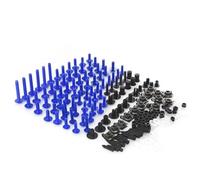 Caja herramientas Tornillos De Parabrisas Personalizados Para Motocicleta, Tornillos De Carenado Para ZX-6R ZX-10R ZX-14R ER-6N ER-6F ER6N ZZR1400 ZX-25R ZH2(Blu)