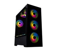 Caja Hiditec Z20 Aura ARGB Semitorre ATX Cristal Templado USB-C 9 Ventiladores