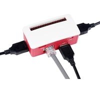 Caja HUB Ethernet/USB con carcasa ABS para Raspberry Pi Zero 2W/2WH/Zero W/Zero WH/Zero, con 1 puerto Ethernet RJ45 10/100M y 3 puertos USB 2.0 compatibles con USB 2.0/1.1